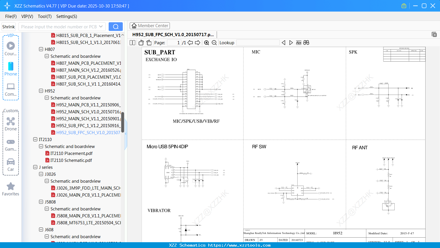 Infinix H952_SUB_FPC_SCH_V1.0_20150717